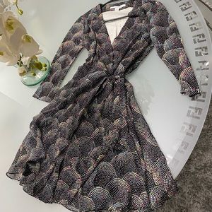 Diane Von Furstenberg  wrap silk dress